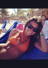 Cristine Prosperi New Bikini twitpics in Dominican Republic